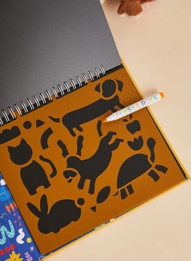 Floss & Rock Pets Chalkboard Sketchbook *New*