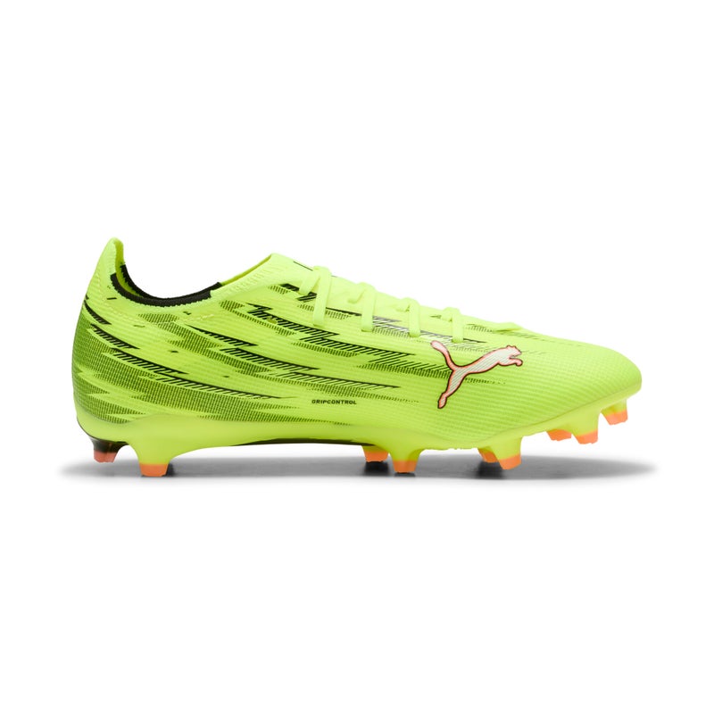 PUMA ULTRA 6 MATCH FG/AG Mens Yellow Football Boots - Image 5