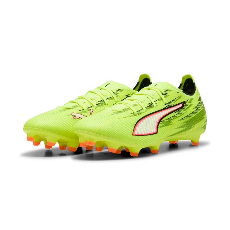 PUMA ULTRA 6 MATCH FG/AG Mens Yellow Football Boots - Image 2