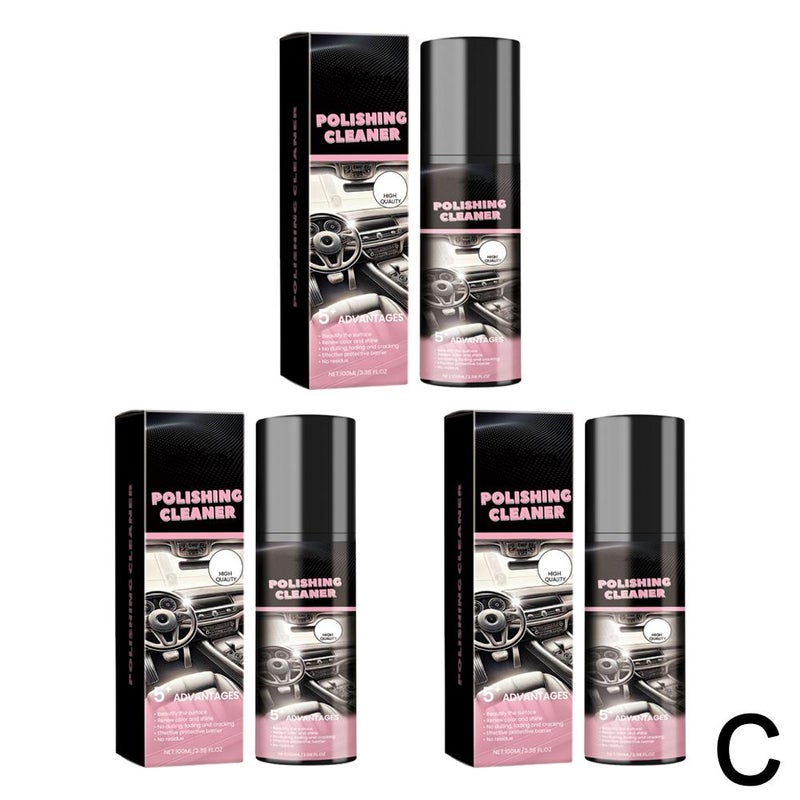 Car interior polishing compound: polishes, revitalizes, removes dirt, maintains, and protects car interiors. - Image 1