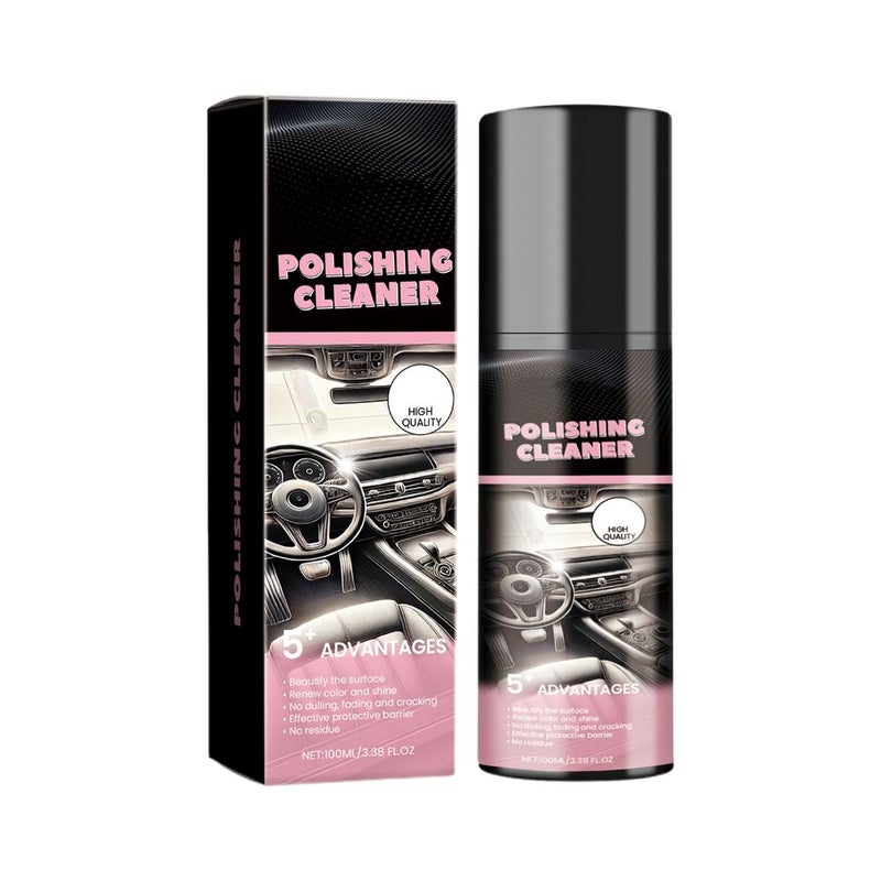 Car interior polishing compound: polishes, revitalizes, removes dirt, maintains, and protects car interiors. - Image 2