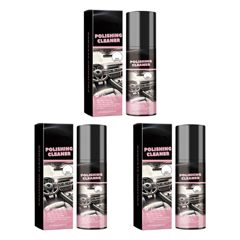 Car interior polishing compound: polishes, revitalizes, removes dirt, maintains, and protects car interiors. - Image 4