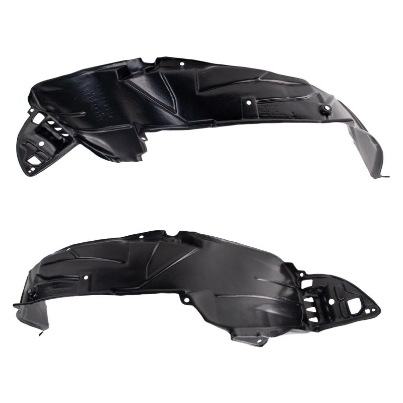 TRQ Front Inner Fender Liner Set Compatible with 20012003 Honda Civic HO1248109 HO1249109