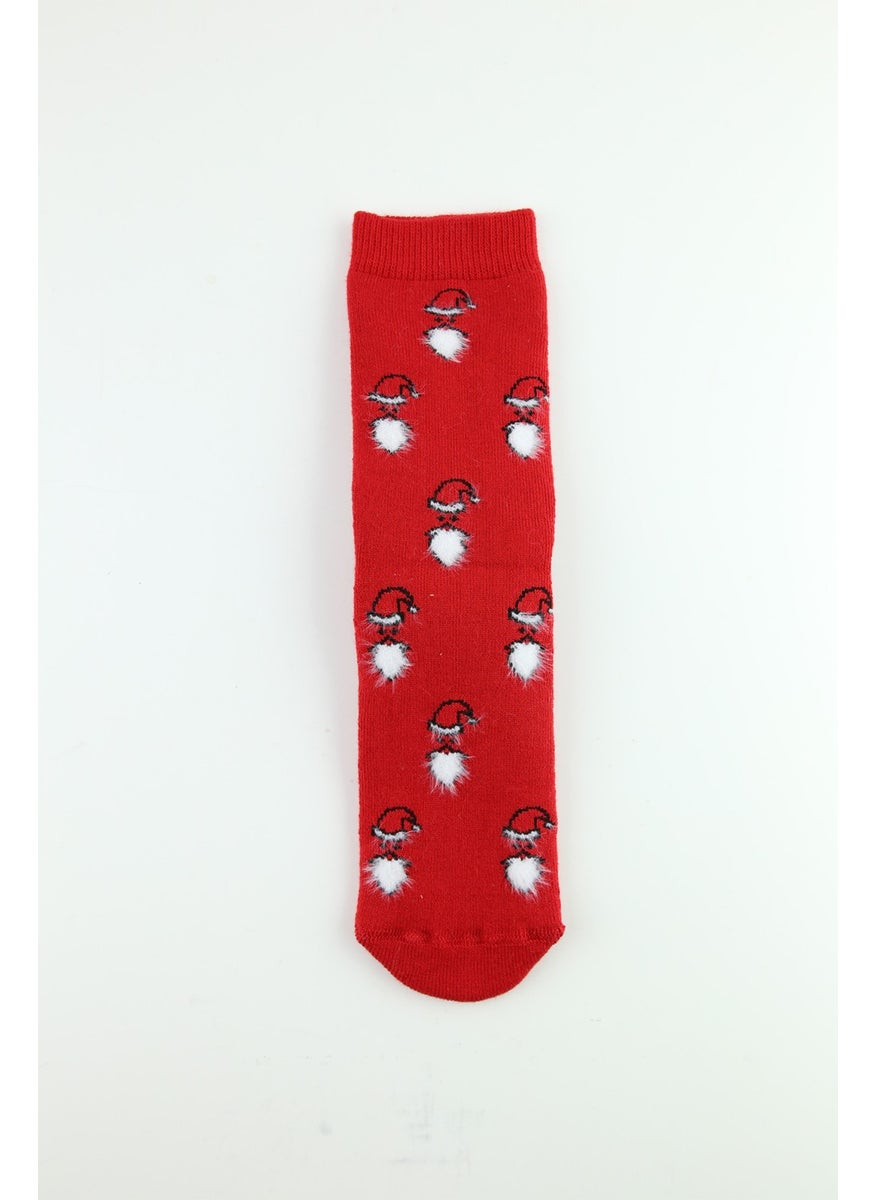 Bross Christmas Red Towel Kids Socks  - Image 4