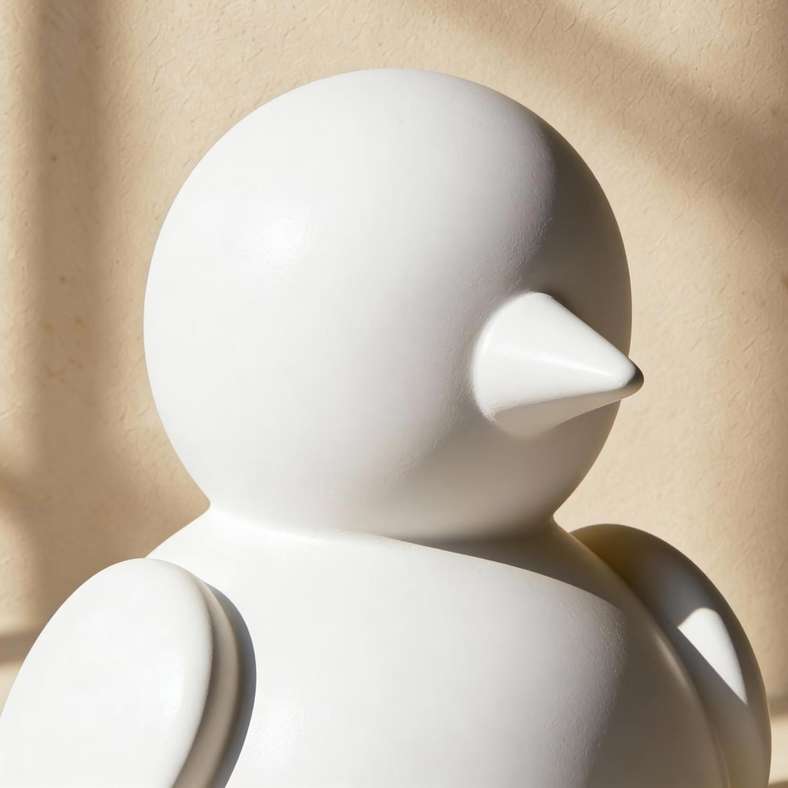 Pan Home Bird Polyresin Decor Figurine - White - Image 2