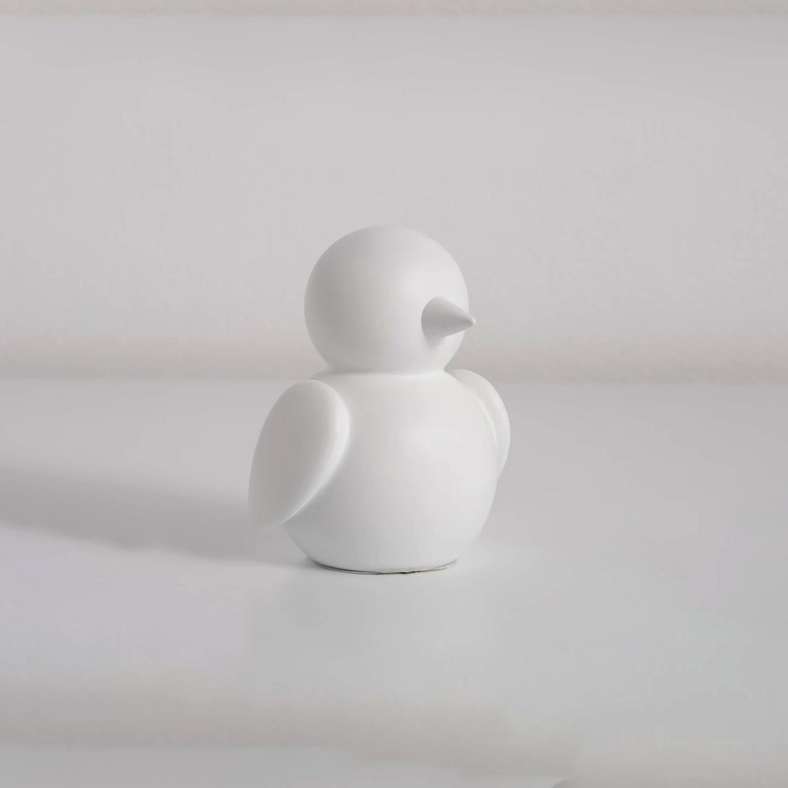 Pan Home Bird Polyresin Decor Figurine - White - Image 3