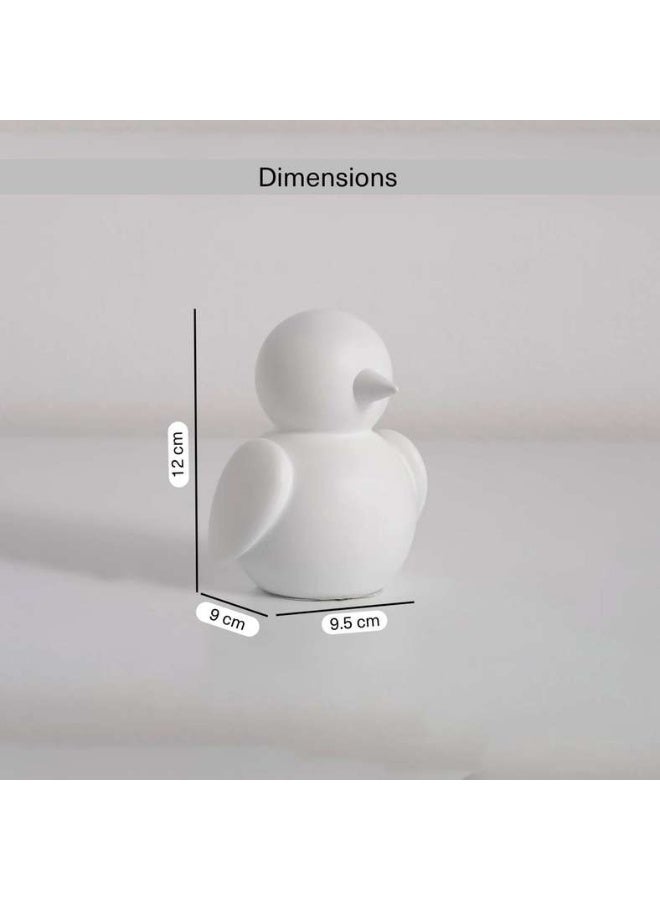 Pan Home Bird Polyresin Decor Figurine - White - Image 5