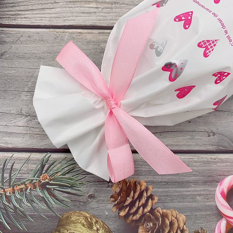 Enjonar 24pcs Treat Bags Party Favor Bags Pink Gift Bag Candy Goodies Bag Gift Wrapping Package for Birthday Wedding Baby Shower Bridal Shower Holiday Party - Image 4