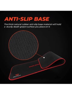 MeeTion P100 Gaming Mouse Pad  ( 79 x 34.5cm x 0.5 cm ) - Waterproof  Mat - Non-Slip Rubber Base - Smooth Surface Frictionless  (MT-P100) | Black - pzsku/ZEA07E19969AE4659D9CCZ/45/_/1724629561/efcaceca-0fa9-4c65-8b3e-7c3bdffc893e