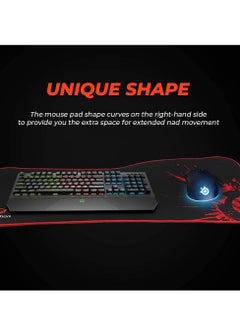 MeeTion P100 Gaming Mouse Pad  ( 79 x 34.5cm x 0.5 cm ) - Waterproof  Mat - Non-Slip Rubber Base - Smooth Surface Frictionless  (MT-P100) | Black - pzsku/ZEA07E19969AE4659D9CCZ/45/_/1724629581/54fc5380-e1bc-47df-9caf-30de6456df03