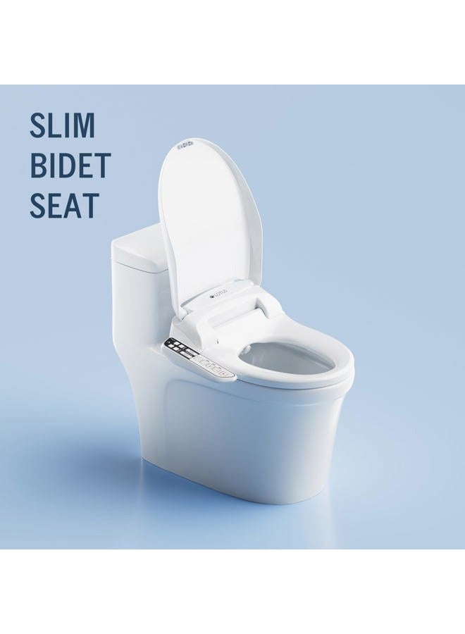 Lotus Hygiene Systems ATS-500 Advanced Smart Toilet Seat Bidet, Heated Seat and Temperature Controlled Wash, Warm Air Dryer, White with 2 Years Warranty - Image 3