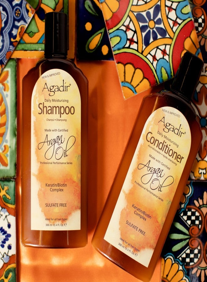 AGADIR Daily Moisturizing Shampoo ( For All Hair Types ) 12.4 oz - Image 3