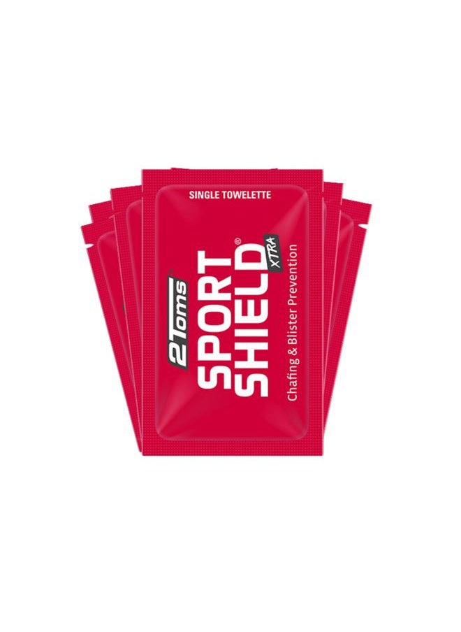 2Toms SportShield XTRA, Soothing All-Day Anti Chafe Prevention, Waterproof Protection from Thigh Chafing and Skin Irritation, 6-Pack Towelettes  - Image 1