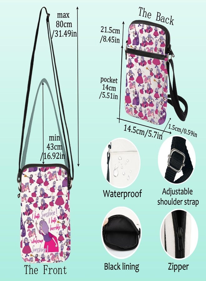 LEVLO Madam Mim Crossbody Bag Sword Stone Merlin Fans Gift King Arthur Shoulder Bag Madam Mim Merch (I Hate Sunshine C Bag) - Image 2