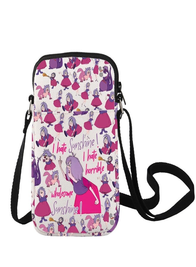 LEVLO Madam Mim Crossbody Bag Sword Stone Merlin Fans Gift King Arthur Shoulder Bag Madam Mim Merch (I Hate Sunshine C Bag) - Image 1