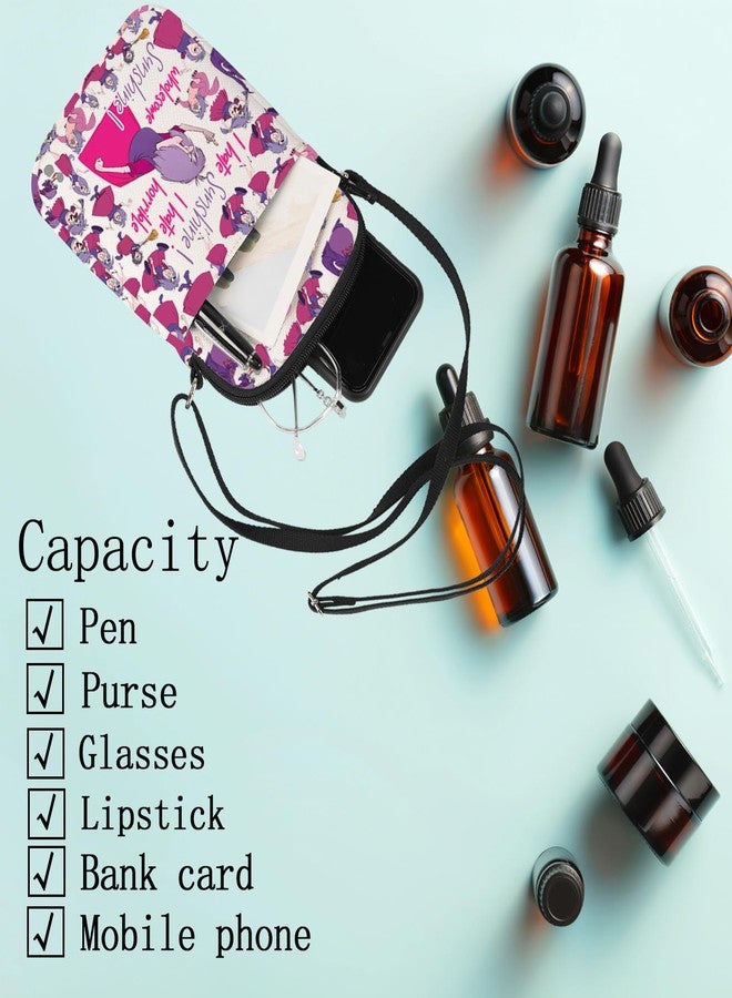 LEVLO Madam Mim Crossbody Bag Sword Stone Merlin Fans Gift King Arthur Shoulder Bag Madam Mim Merch (I Hate Sunshine C Bag) - Image 5