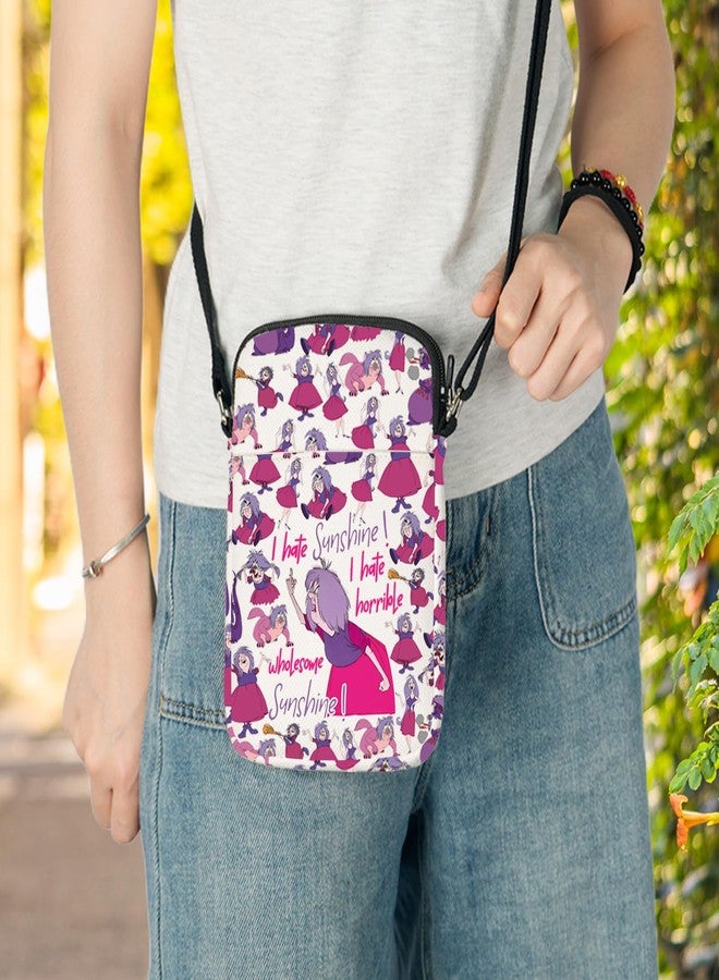 LEVLO Madam Mim Crossbody Bag Sword Stone Merlin Fans Gift King Arthur Shoulder Bag Madam Mim Merch (I Hate Sunshine C Bag) - Image 4