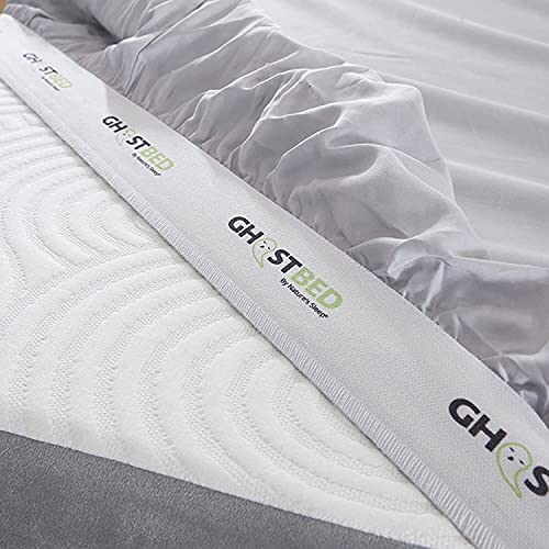 GhostBed King Cooling Supima Cotton and Tencel Luxury Sheet Set - Wrinkle Resistant with Deep Pockets, 6 Piece, Gray - Image 2