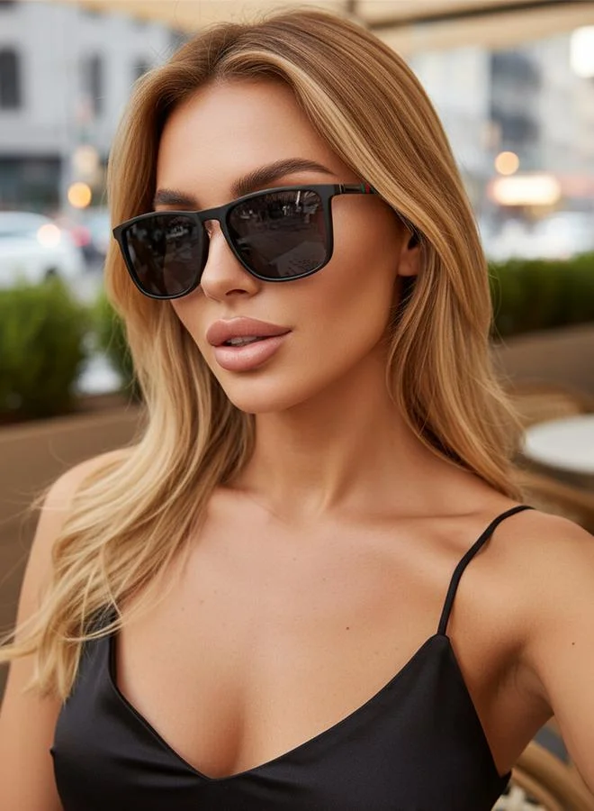 Take Two  Pack of 2 - Retro Square Polarized Sunglasses for Women | Best Price UAE