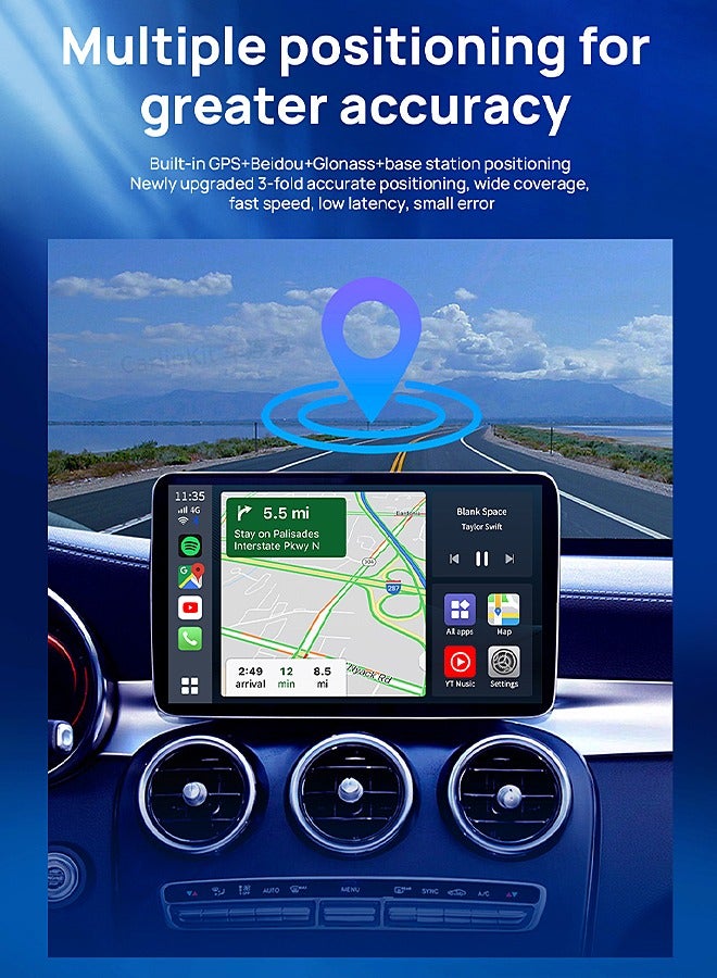 Wireless CarPlay Box - Wireless Android Auto 4GB+64GB (RAM+ROM) - Car Adapter - 3-in-1 Car AI Box - Built-in GPS, Android 13, Dual-band Wifi, Bluetooth - Image 5