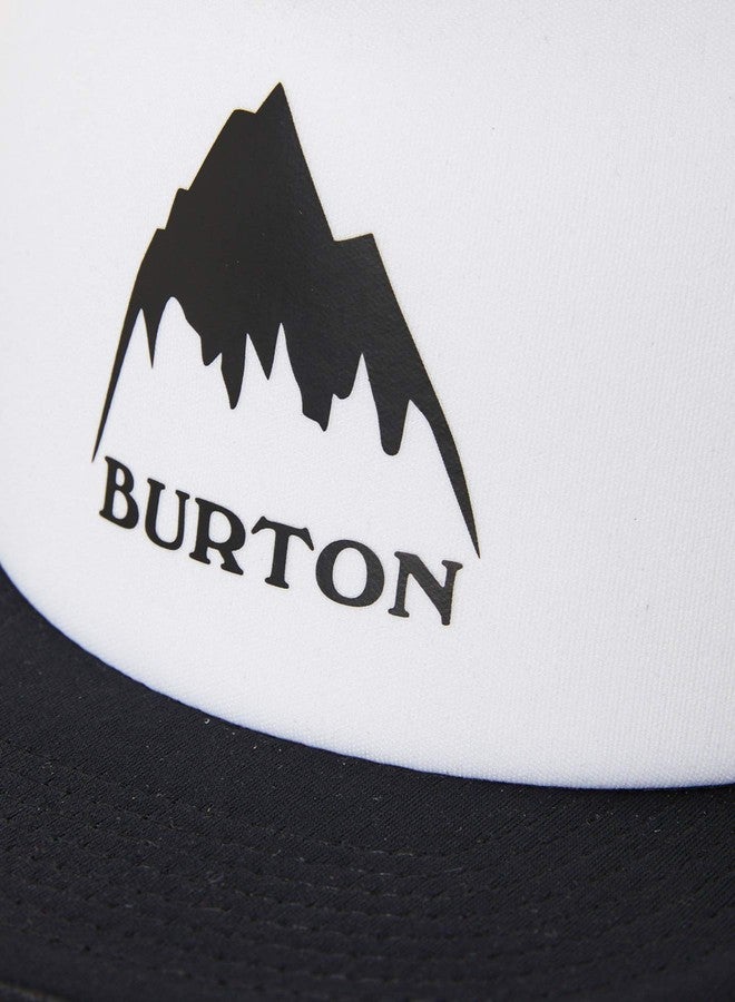 Burton I-80 Snapback Trucker Hat (Stout White Black) - Image 2