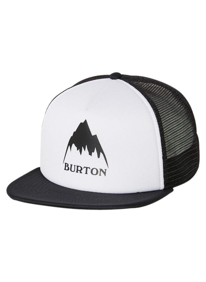 Burton I-80 Snapback Trucker Hat (Stout White Black) - Image 1