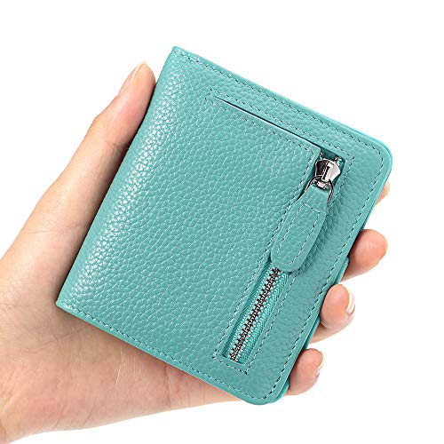 FT FUNTOR FUNTOR Small Wallets for Women, Ladies Small Compact Bifold Pocket RFID Blocking Genuine Leather Wallet for Women - Image 4