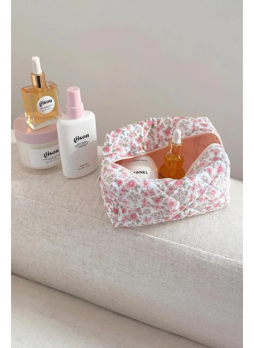 Bahels Pinterest Viral Pattern Crispy Flower Super Size Makeup Bag