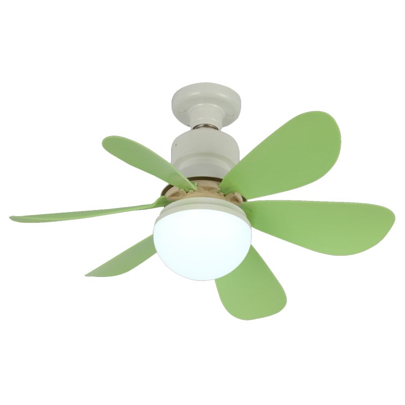 E27 Fan Lamp Tri-color Dimming Home Bedroom Kids Study Room Living Room Fan Lamp Infinitely Dimmable Timing Function With Remote Controller - Image 1