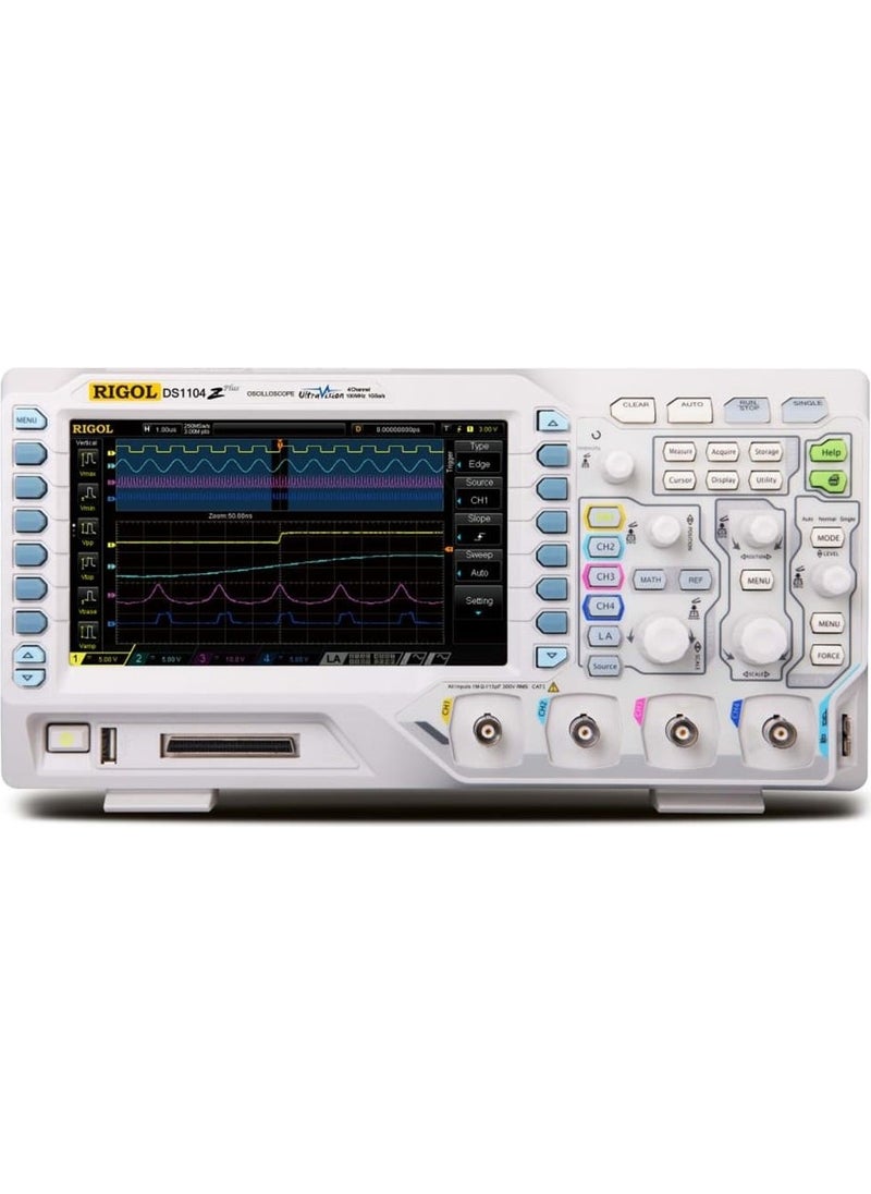 RIGOL DS1104Z-S Plus 100MHZ 4 Channel Digital Oscilloscope 25 Mhz Mso Ready 