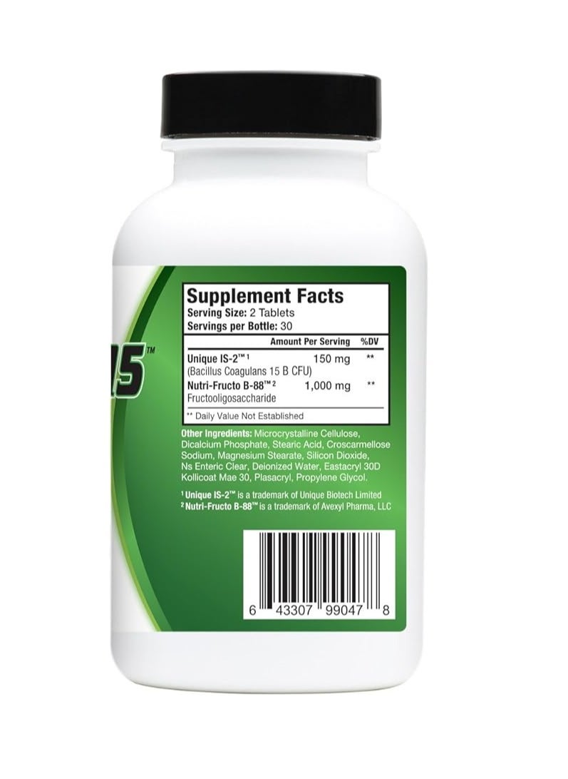 Nutratech - Probio -15 Billion CFU Probiotic Formula 60 tablets - Image 1