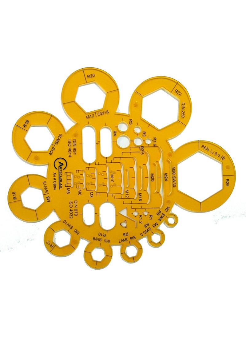 Artscholar Bolt Template CB94  - Image 1