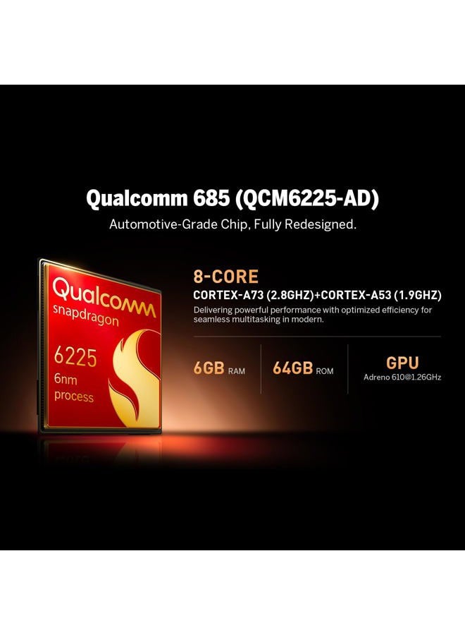 EONON Qualcomm 685 (QCM6225-AD) 6+64GB Car Audio Android 13 Compatible with Dedicated 10.1-inch QLED HD Navigation GMSX6S2 - Image 3