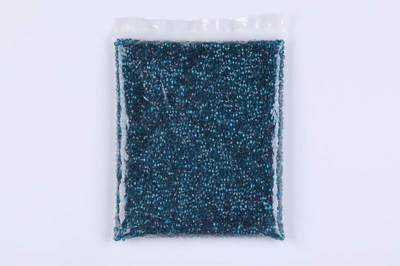 Gintoaria 10000 pcs/Pack Wedding Table Scatter Confetti Crystals Acrylic Diamonds Vase Fillers 4.5 mm Rhinestones for Wedding, Bridal Shower, Vase Beads Decorations (Turquoise) - Image 5