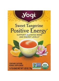 YOGI Sweet Tangerine Positive Energy Tea 16 Bags 