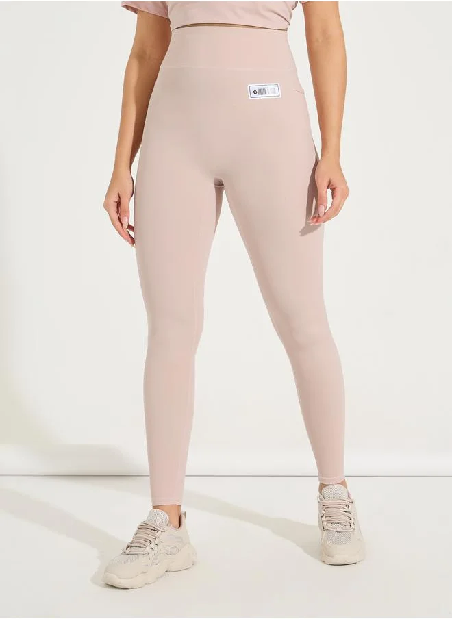 Styli Gymspire Edition - Label Back Stitch Contour Detail Leggings