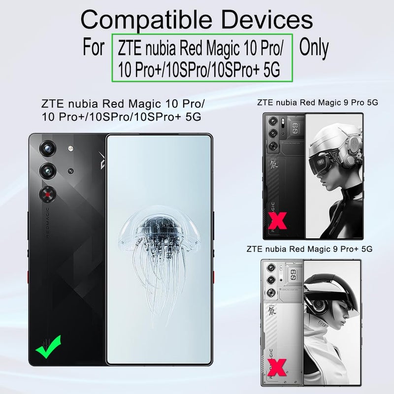 Ibywind for ZTE nubia Red Magic 10 Pro/10 Pro+ 5G/10S Pro/10S Pro+ Screen Protector,2 Pack,9H Hardness Tempered Glass and Camera Lens Protector,with Alignment Frame,Full Coverage,Bubble Free - Image 2