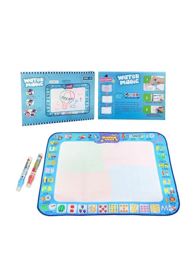 Magic Water Drawing - Children's Large Water Painting Package, Clear Water Painting, Creative Graffiti Blanket  - Image 1