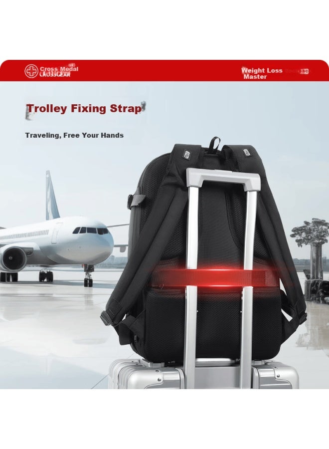 CROSS+GEAR Crossgear Cross Medal Weight Reduction Master Swiss Army Knife Backpack Business Commuter Large Capacity Travel Laptop Bag Backpack - Image 2