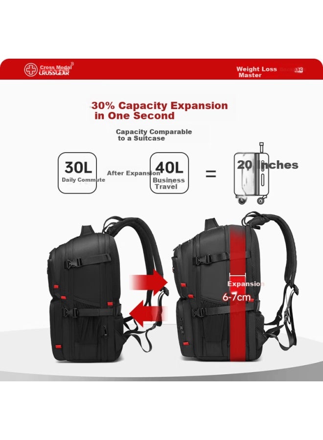 CROSS+GEAR Crossgear Cross Medal Weight Reduction Master Swiss Army Knife Backpack Business Commuter Large Capacity Travel Laptop Bag Backpack - Image 4