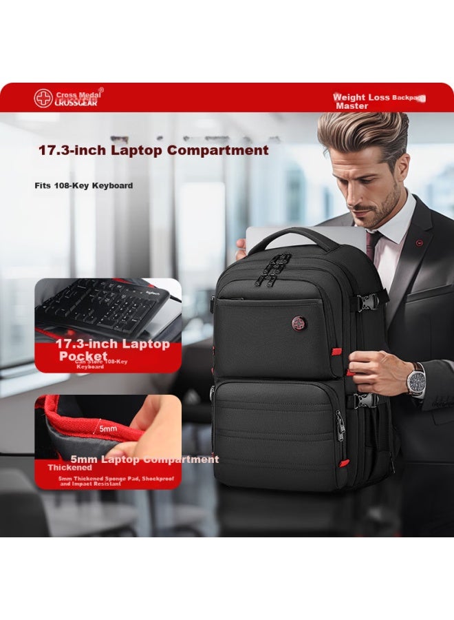 CROSS+GEAR Crossgear Cross Medal Weight Reduction Master Swiss Army Knife Backpack Business Commuter Large Capacity Travel Laptop Bag Backpack - Image 3