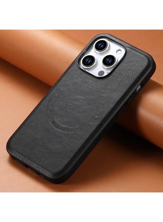 دينيور جراب هاتف من جلد البقر الملمس من MagSafe لهاتف iPhone 14 Pro Max - Image 2