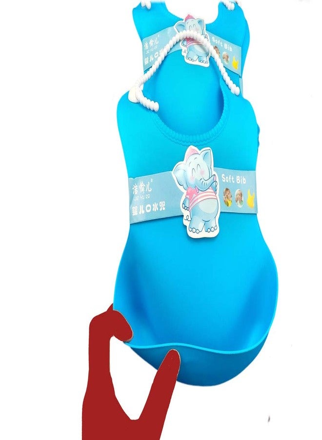 Uber World Silicon Baby Bibs for Baby Feeding Time, Pack of 1 - Image 2