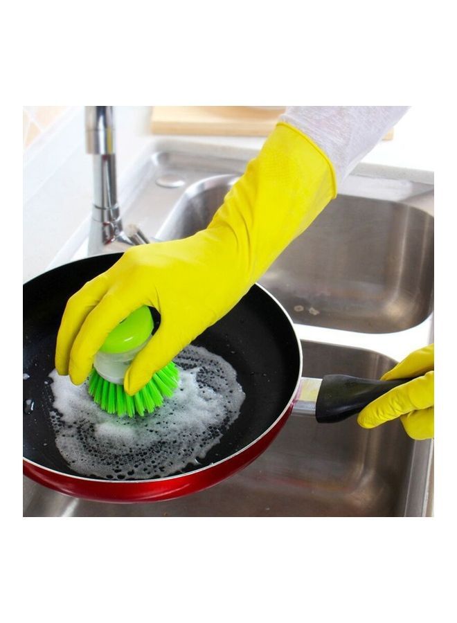 Loquat Pair Of Long Sleeve Antiskid Waterproof Gloves Yellow 27x12.5x1cm - Image 2