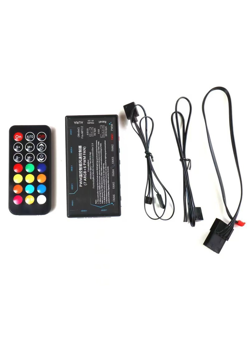 Generic Prism ProRS Gen7 ARGB Sync Silent PWM Fan ARGB6 fan controllers 