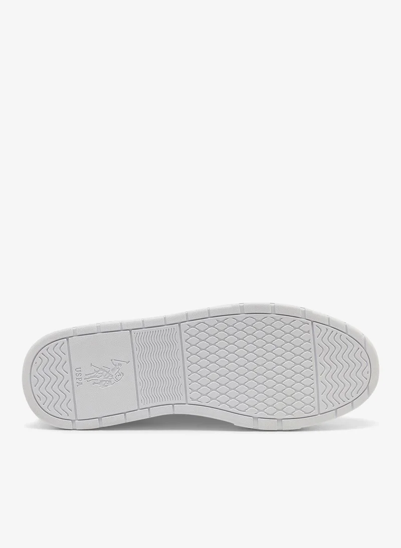 U.S. Polo Assn. 6M HARLEY GLB 6FX MEN OD_WHITE Harley Men's Canvas Lightweight Comfortable Casual Walking Sneakers - White for Men | Best Price UAE