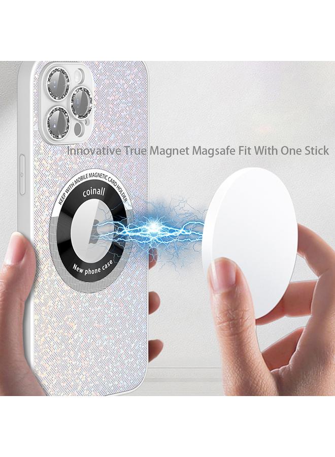 erorex Case For iPhone 14 Plus Colorful Glitter Magnetic Magsafe TPU + PC Phone Case - Image 2