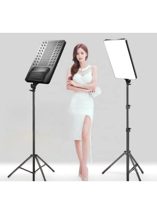 32-Inch Soft LED Light Panel 100W – Dimmable Video Lighting with Remote Control, 2700K-5700K, CRI 95+, Studio Light for Photography, YouTube, Makeup, Zoom, and Live Streaming  - Image 2