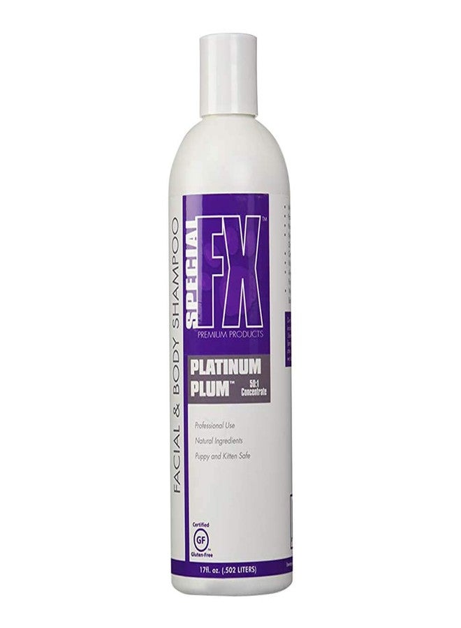 Special FX Platinum Plum Facial and Body Shampoo 17 oz.