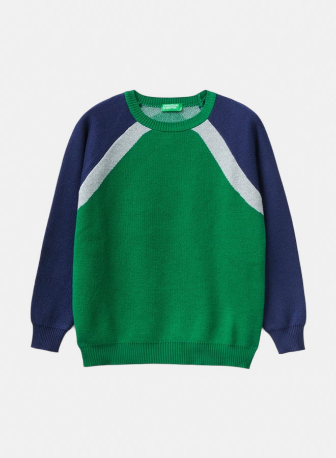 بينيتون سويتر أولاد بكتل ألوان - Image 3